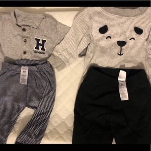 Carters baby boy sets-Like New